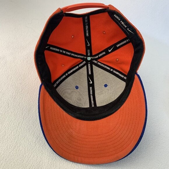 Florida Gators Nike Hat Cap Snapback True Dri-Fit Blue Orange One Size Swoosh - Picture 7 of 10